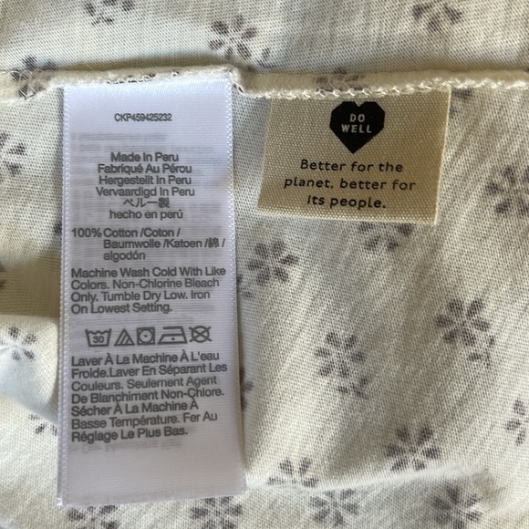 Madewell, Women's Antique Cream Sueded Flynn Swingy Sleep Tank Top Sz S - Picture 10 of 10